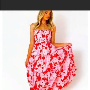 Gingham & Heels size 8 midi dress